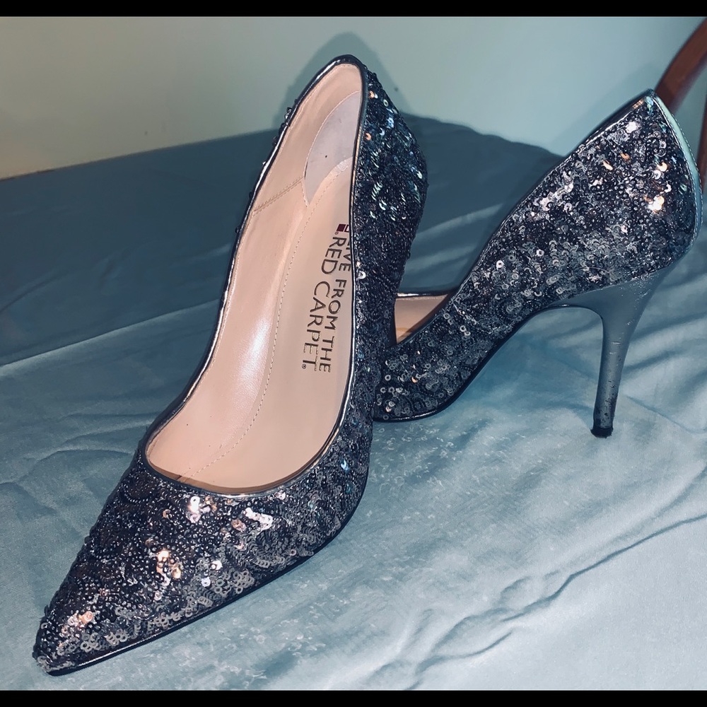 Glitter high heels